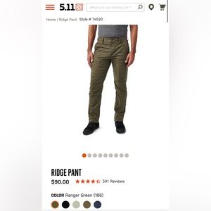 5.11 Tactical Ridge Pant